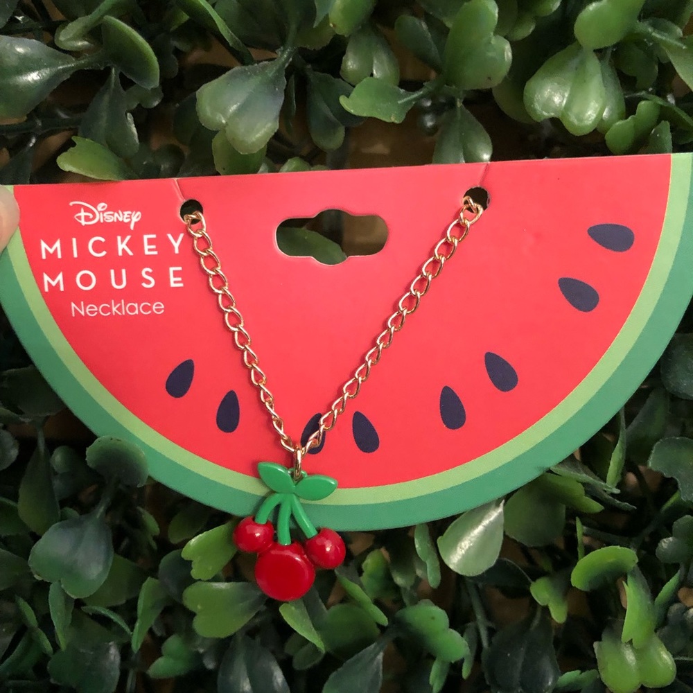 Disney Mickey cherry necklace, so fun for summer